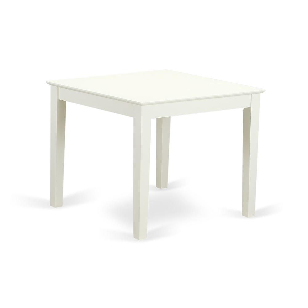 Oxford  Square  Dining  Table  -  Linen  White. Picture 1