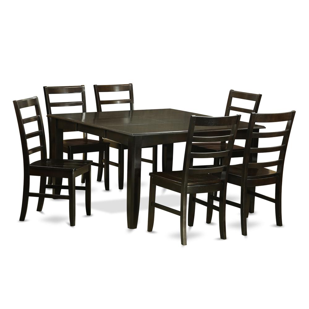 7  Pc  Dining  room  set-Dinette  Table  with  Leaf  and  6  Dinette  Chairs. Picture 2