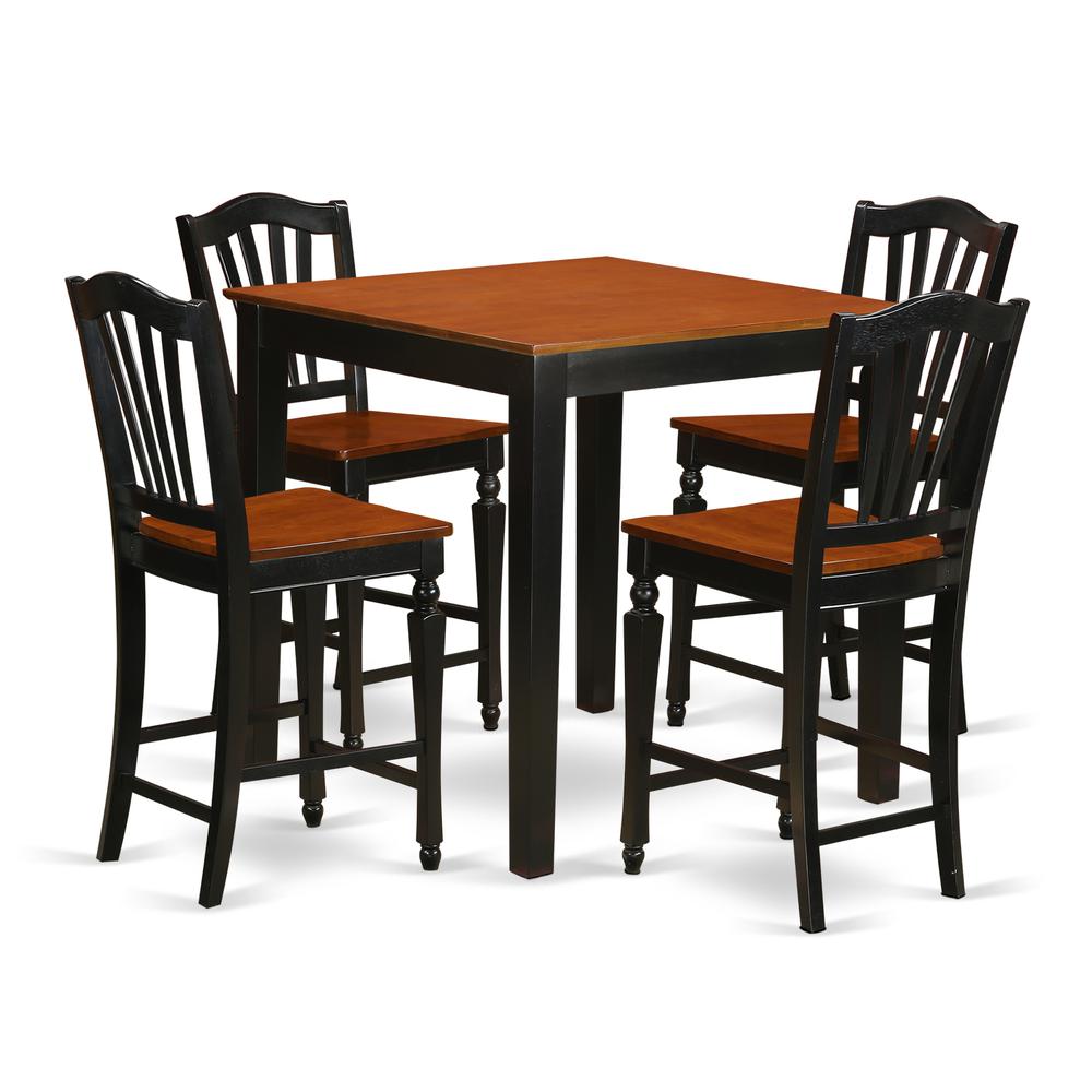 5  PC  counter  height  pub  set-pub  Table  and  4  bar  stools. Picture 2