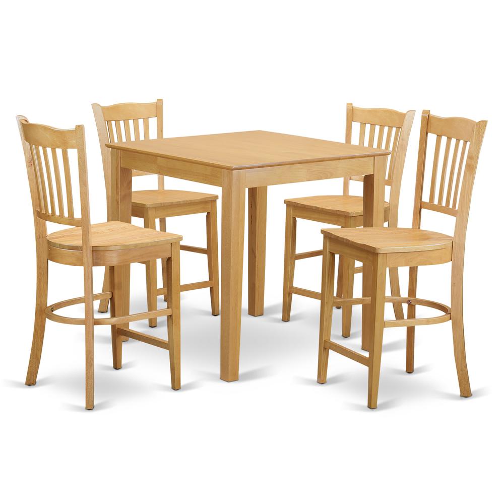 5  Pc  pub  Table  set  -  high  top  Table  and  4  counter  height  stool.. Picture 2