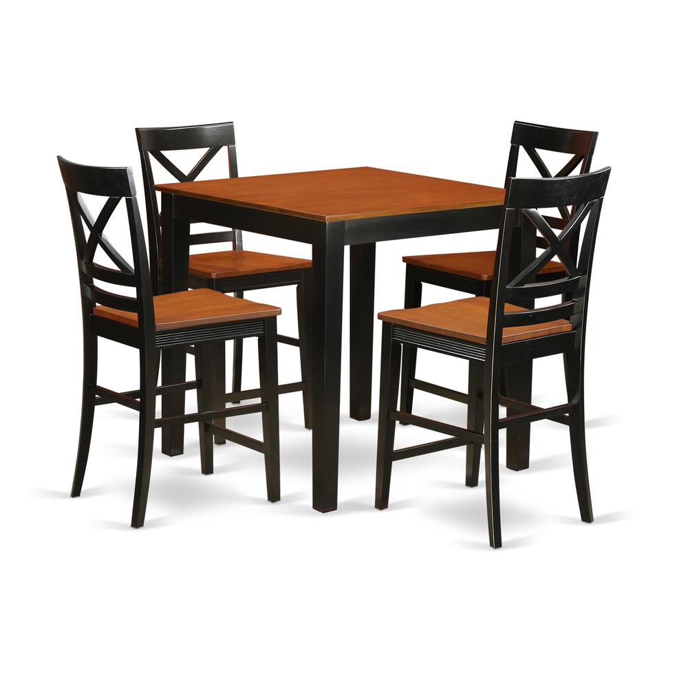 5  Pcpub  Table  set-pub  Table  and  4  counter  height  Chairs. Picture 2
