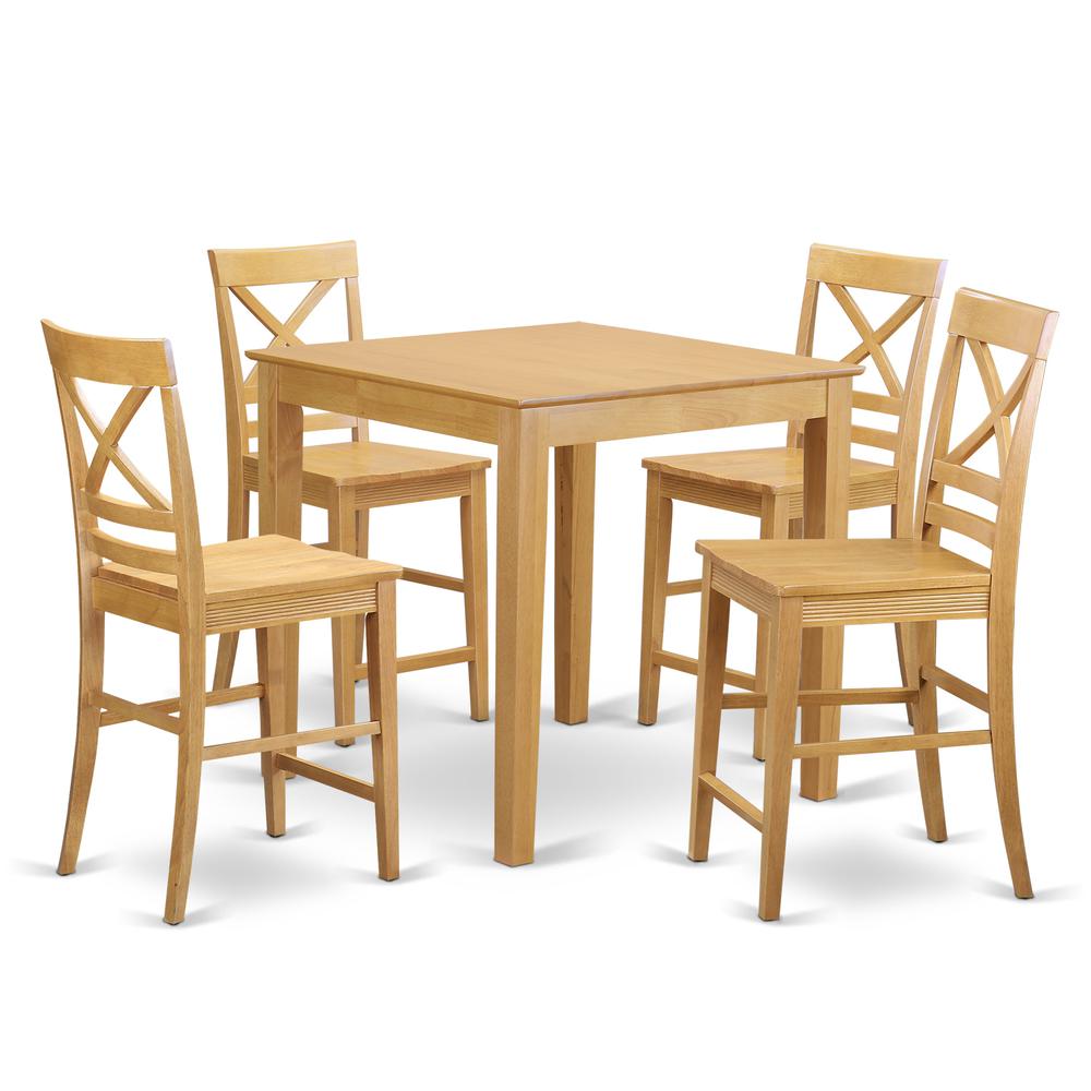 5  PC  counter  height  Dining  set  -  counter  height  Table  and  4  counter  height  stool.. Picture 2