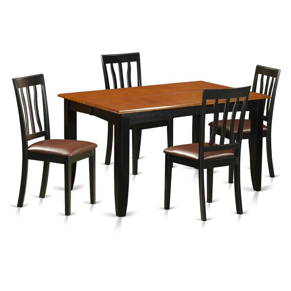 5  PcKitchen  Table  set-Dining  Table  and  4  Wooden  Dining  Chairs. Picture 2