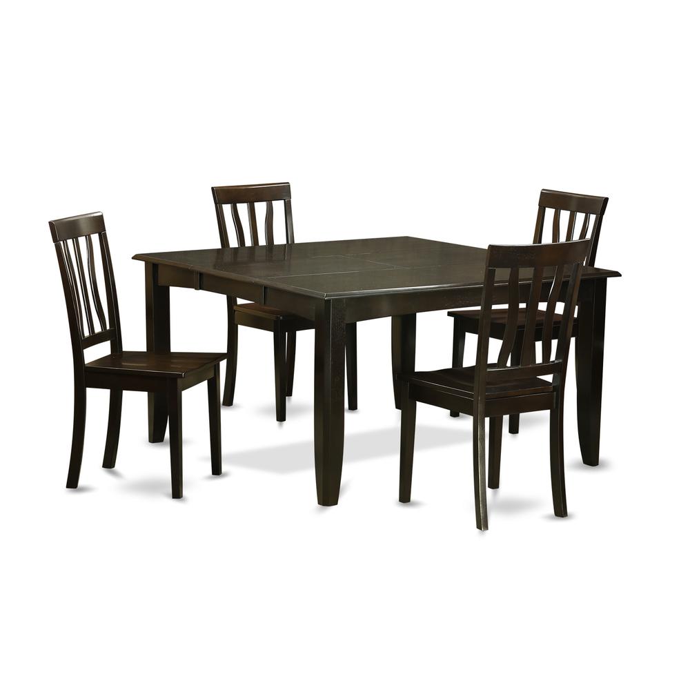 5  Pc  Dining  room  set  for  4-Table  with  Leaf  and  4  Kitchen  Chairs.. Picture 2