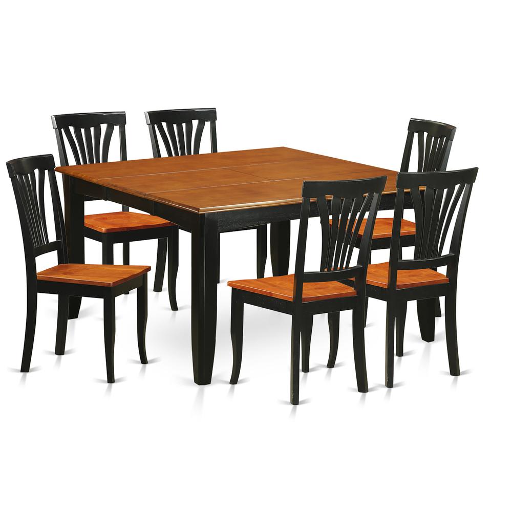 7  PC  Dining  room  set-Dining  Table  and  6  Wooden  Dining  Chairs. Picture 2