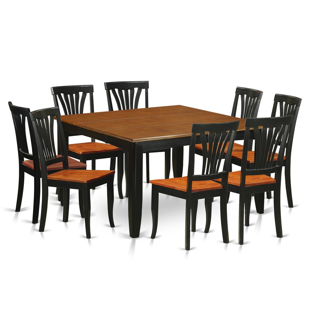 9  PC  Dining  room  set-Dining  Table  and  8  Wooden  Dining  Chairs. Picture 2