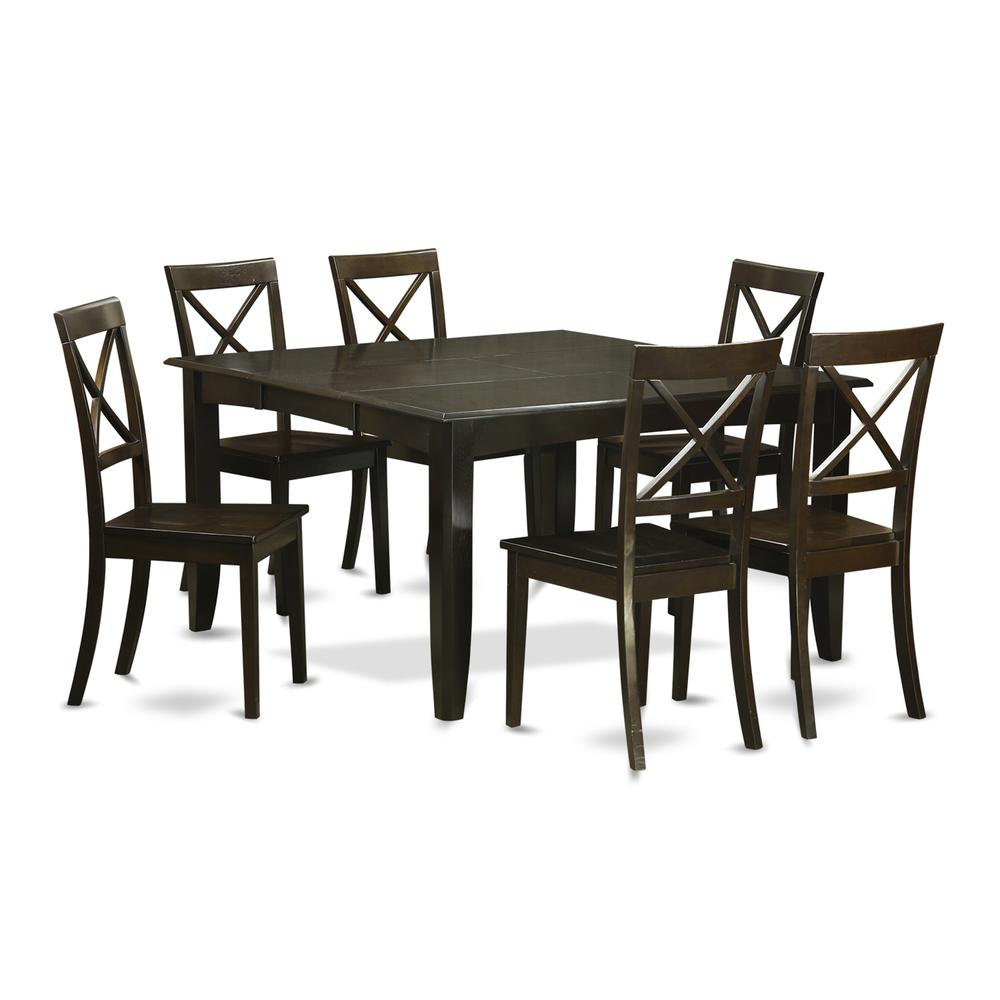 7  Pc  Dining  room  set-Dinette  Table  with  Leaf  and  6  Dinette  Chairs.. Picture 2
