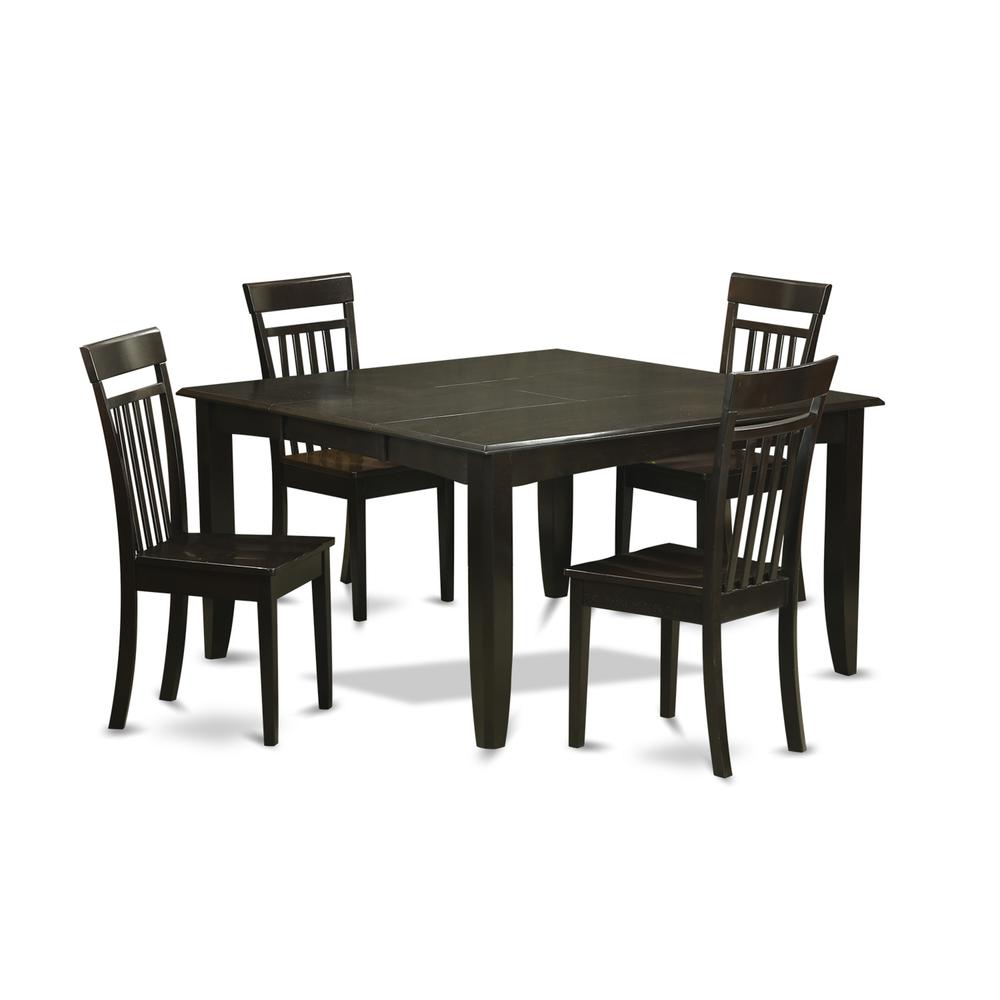 5  Pc  Dining  room  set-Dinette  Table  with  Leaf  and  4  dinette  Chairs.. Picture 2