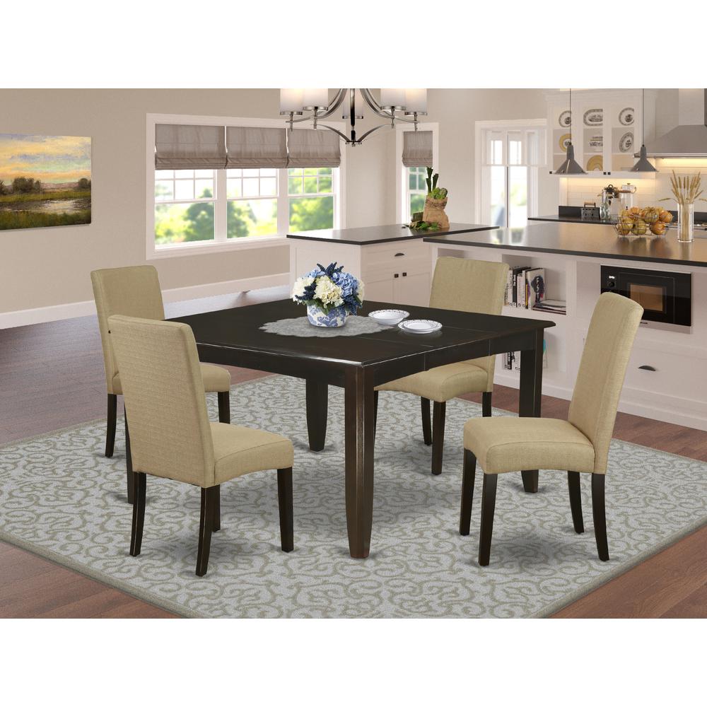 Dining Room Set Cappuccino, PFDR5-CAP-03. Picture 2