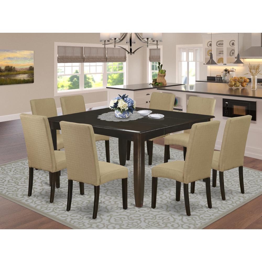 Dining Room Set Cappuccino, PFDR9-CAP-03. Picture 2