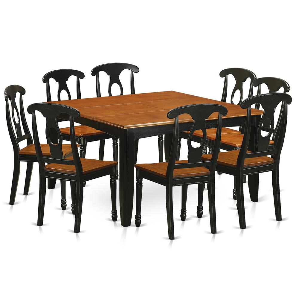 9  Pc  Dining  room  set-Dining  Table  and  8  Wooden  Dining  Chairs. Picture 2