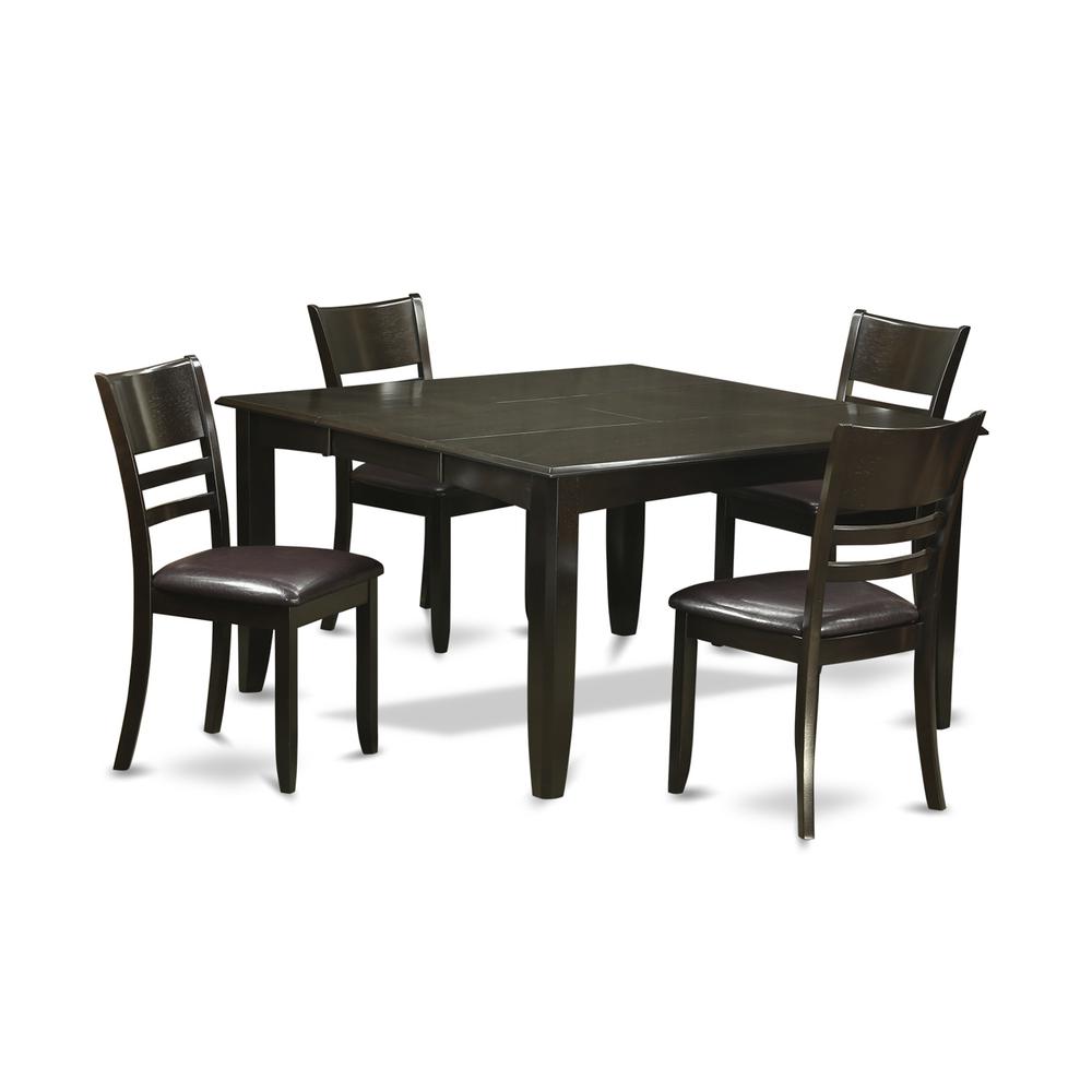 5  Pc  Dining  room  set-Dinette  Table  with  Leaf  and  4  Dinette  Chairs.. Picture 2