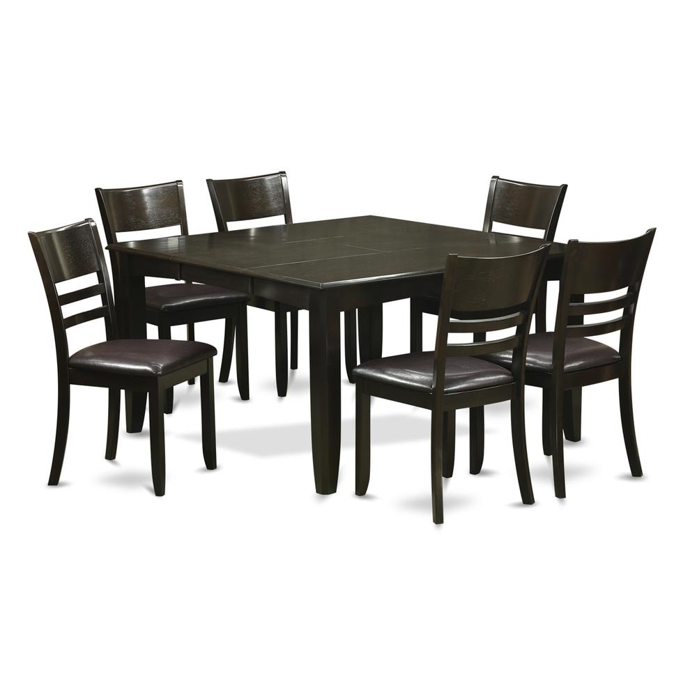 7  Pc  Dining  set-Dinette  Table  with  Leaf  and  6  Kitchen  Chairs.. Picture 2