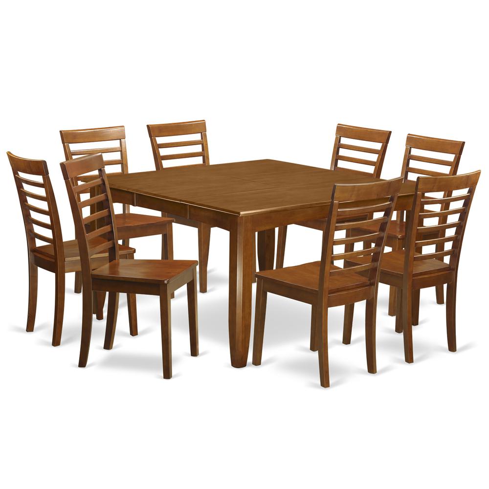 9  Pc  formal  Dining  room  set-Kitchen  Table  with  Leaf  and  8  Dinette  Chairs.. Picture 2