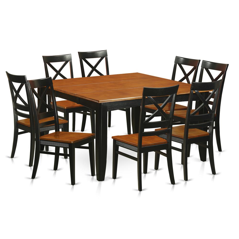 9  PC  Dining  room  set-Dining  Table  with  8  Wooden  Dining  Chairs. Picture 2