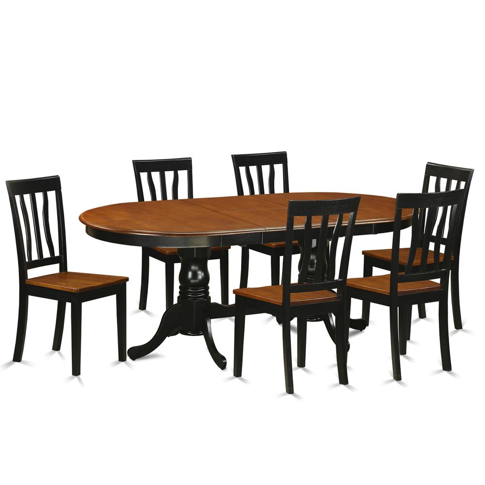 7  Pc  Dining  room  set-Dining  Table  with  6  Dining  Chairs. Picture 2