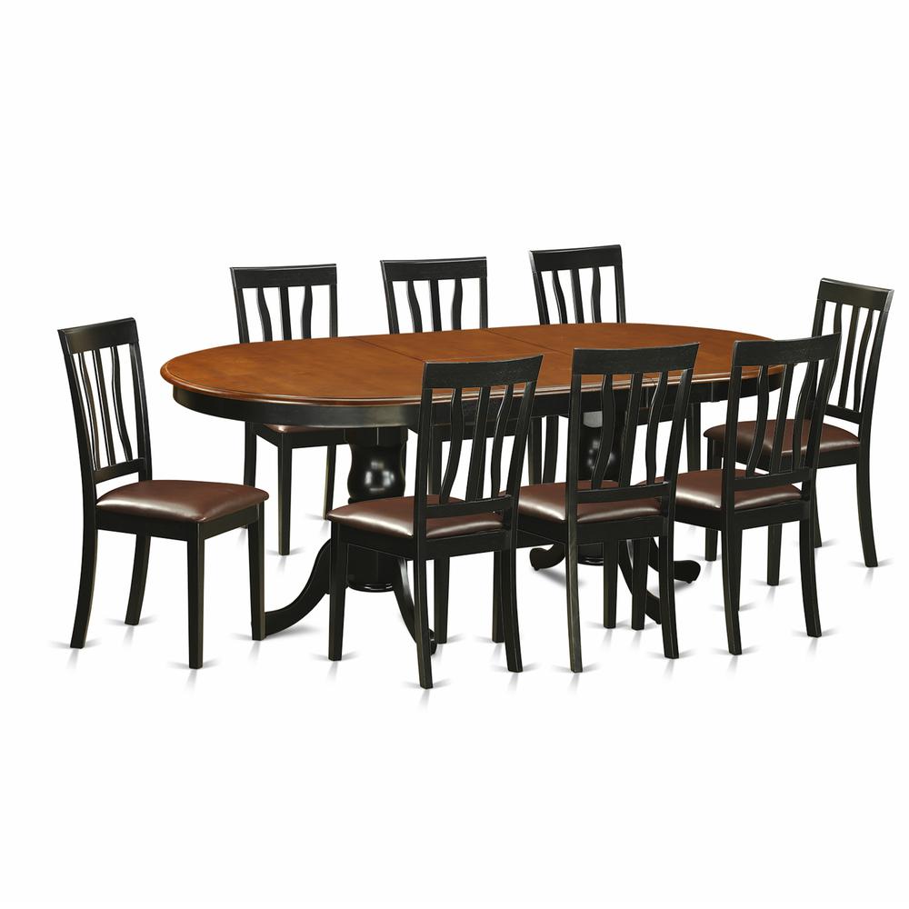 9  Pc  Dining  room  set-Dining  Table  with  8  Wood  Dining  Chairs. Picture 2