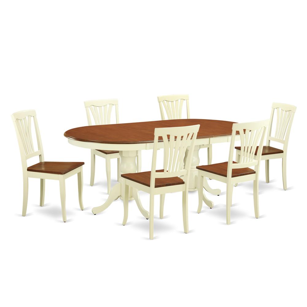 7  Pc  Dining  room  set  for  6-Dining  Table  with  6  Kitchen  Dining  Chairs. Picture 2