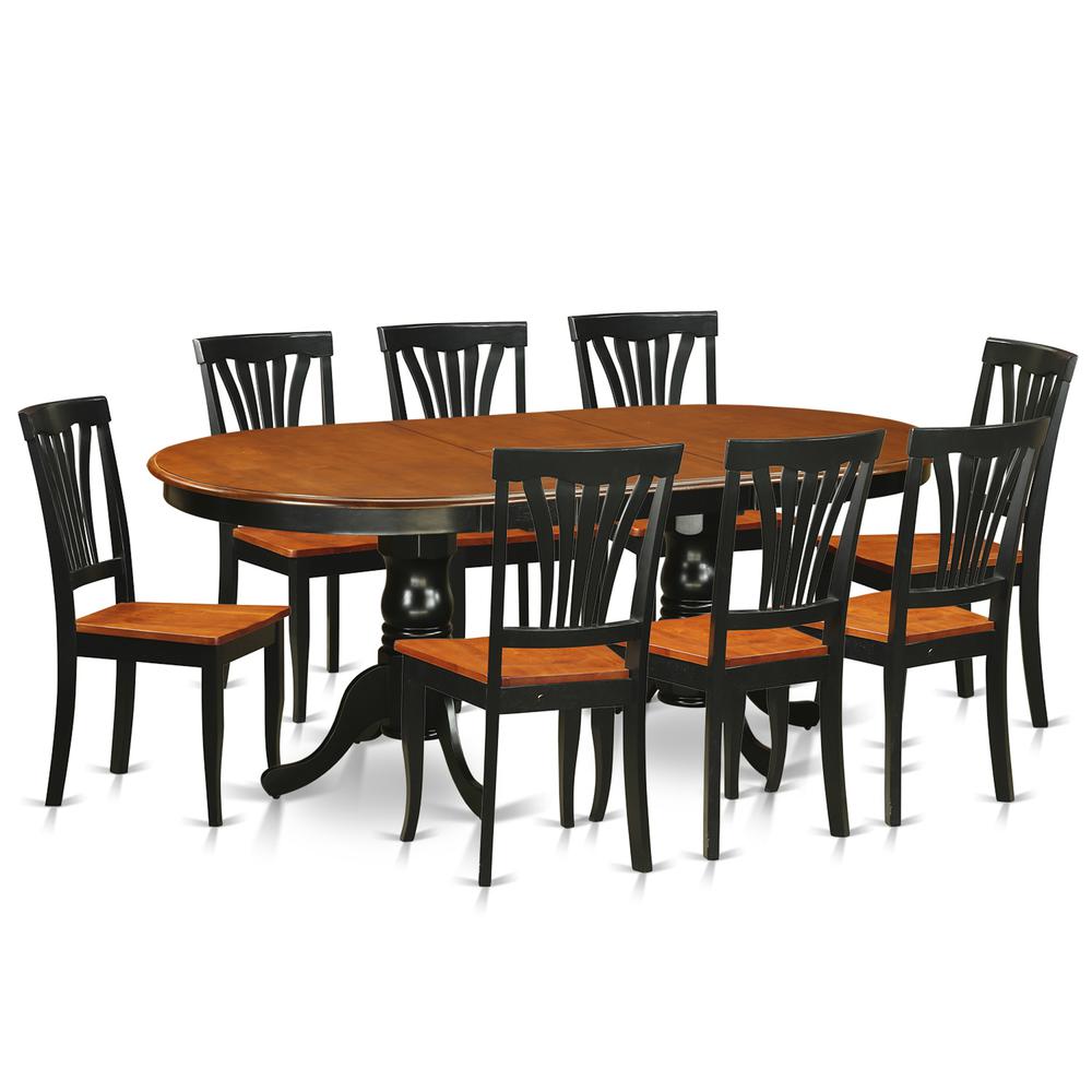 9 PC Dining room set-Dining Table with 8 Dining Chairs. Picture 1