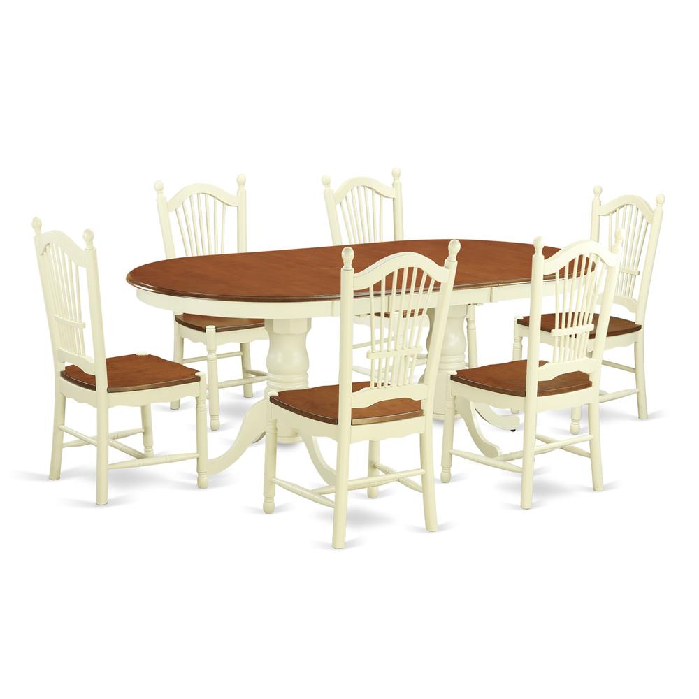 7  Pc  Dining  room  set  for  6-Dining  Table  and  6  Kitchen  Chairs. Picture 2