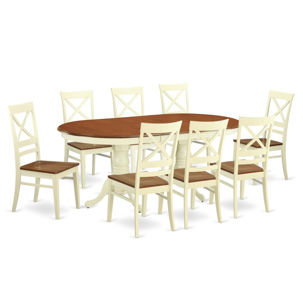 9  Pc  Dining  room  set  for  8-  Kitchen  dinette  Table  and  8  Dining  Chairs. Picture 2