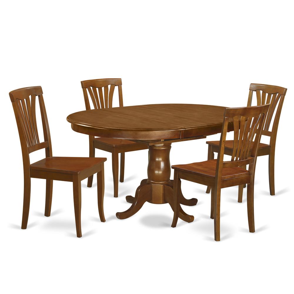 5  Pc  Dining  room  set  for  4-  Kitchen  dinette  Table  and  4  Kitchen  Chairs. Picture 2