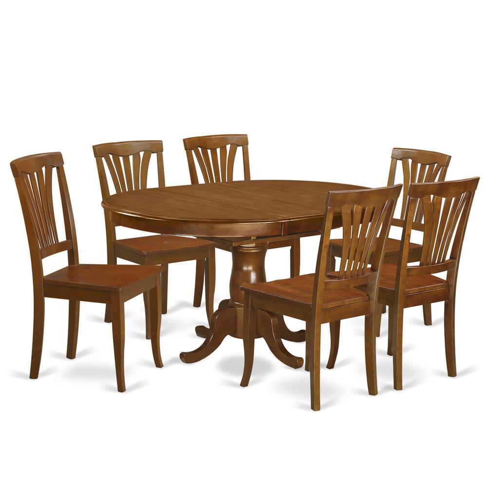 7  Pc  Dining  room  set  for  6-  Kitchen  dinette  Table  and  6  Kitchen  Chairs. Picture 2
