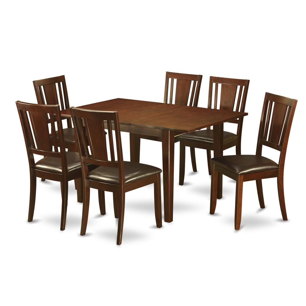 7  Pc  small  Kitchen  Table  set  -  dinette  Table  with  6  Dining  Chairs. Picture 2