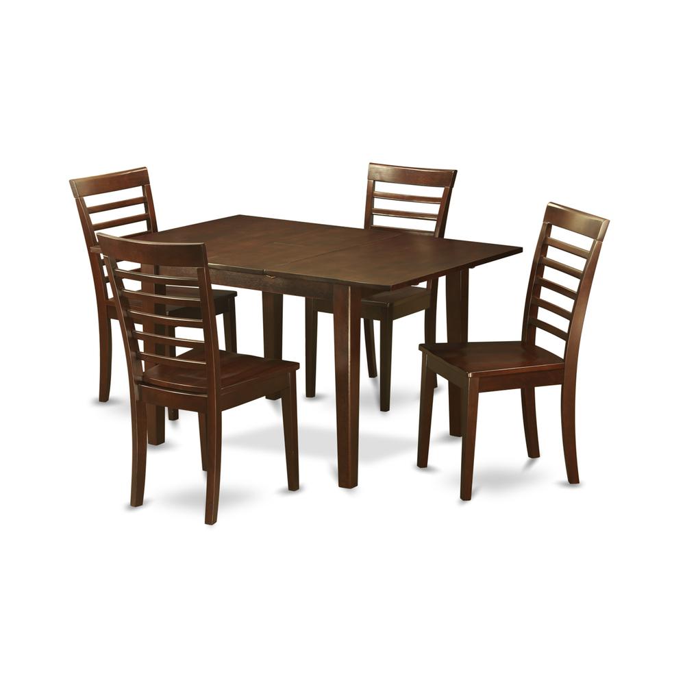 5  Pc  Kitchen  nook  Dining  set  small  Table  with  4  Dining  Chairs. Picture 2