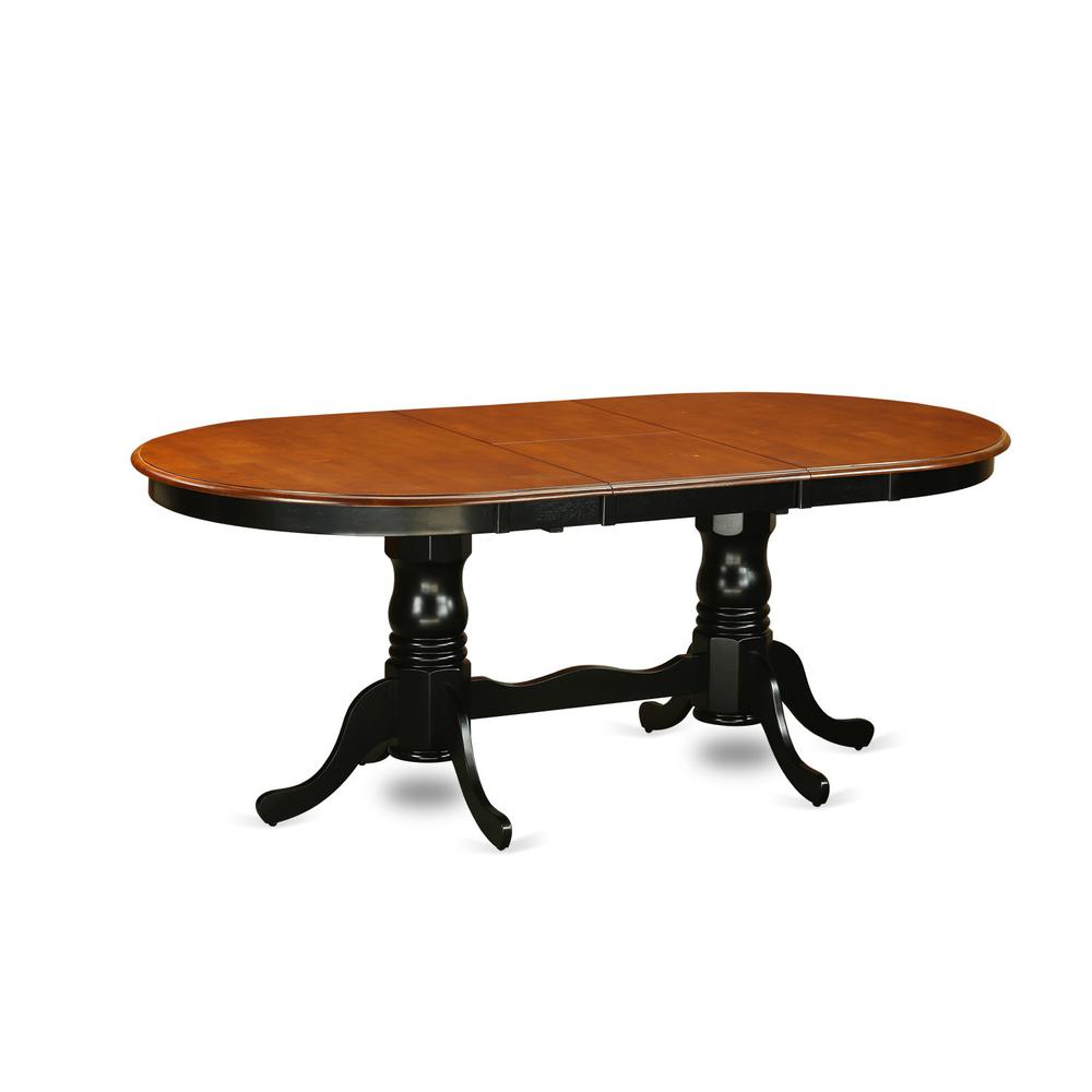 Plainville    Table  with  18"  butterfly  Leaf  -Black  &  Cherry.. Picture 2