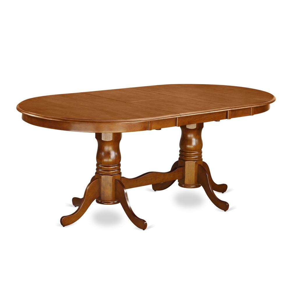 Plainville    Table  with  18"  butterfly  Leaf  -Saddle  Brown. Picture 2