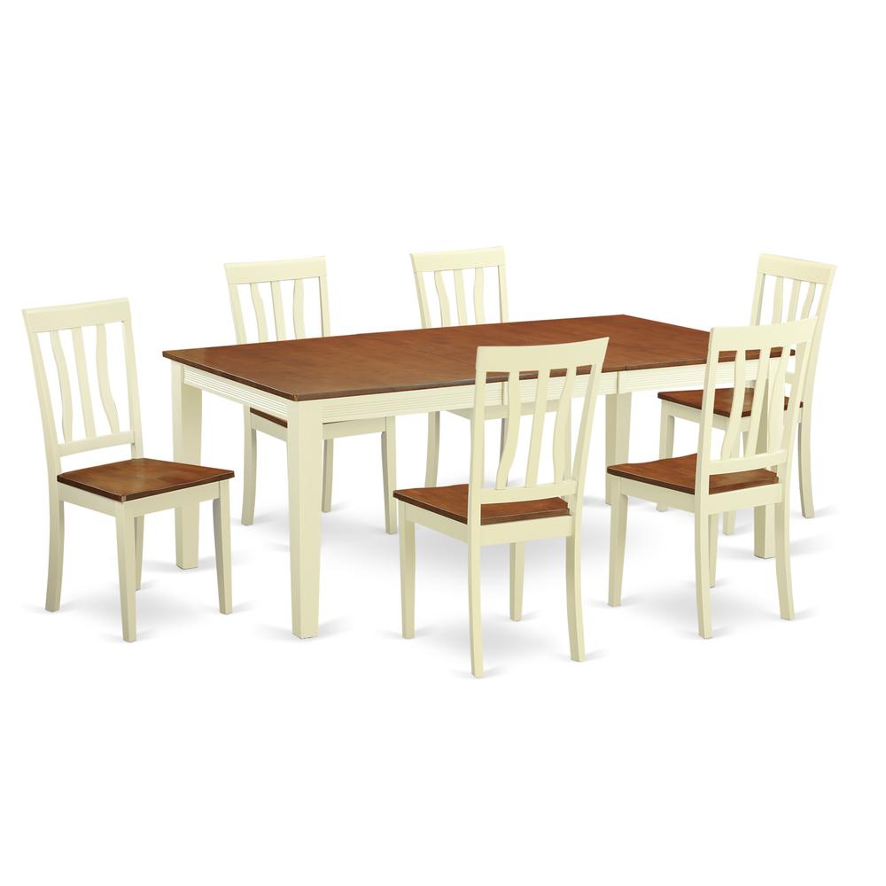 7  PC  dinette  set  -Kitchen  Table  and  6  Dining  Chairs. Picture 2