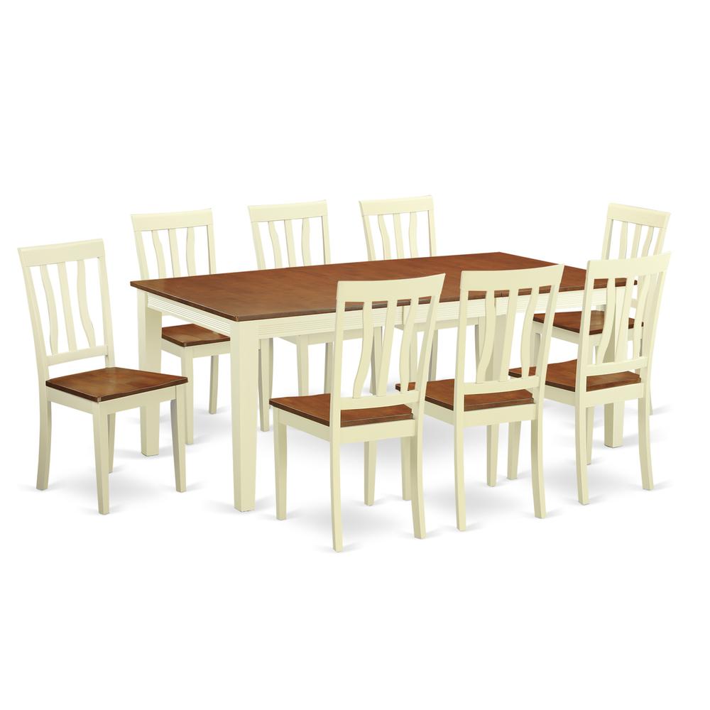 9  PC  Kitchen  nook  Dining  set  -Dining  Table  and  8  Dining  Chairs. Picture 2