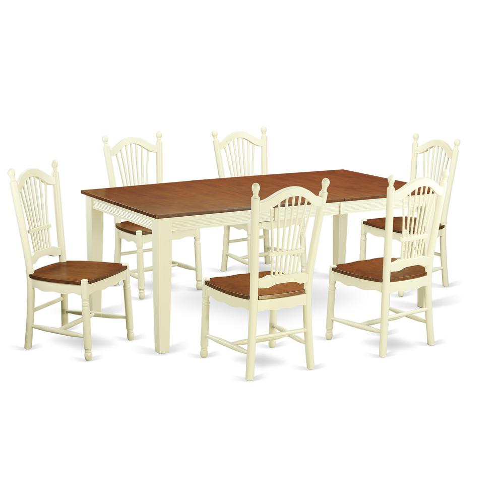 7  PcKitchen  Table  set  for  6-Small  Kitchen  Table  and  6  Kitchen  Chairs. Picture 2
