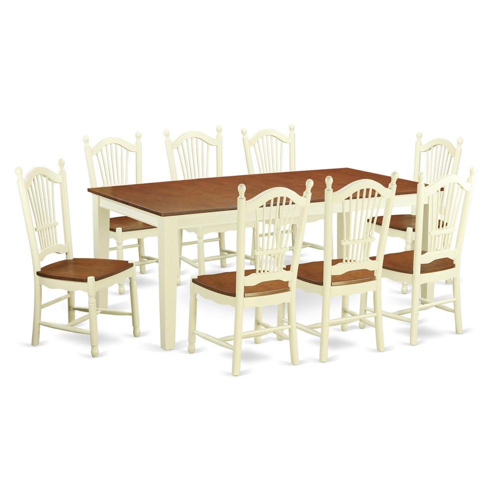 9  PcKitchen  dinette  set  -Dining  Table  and  8  Dining  Chairs. Picture 2