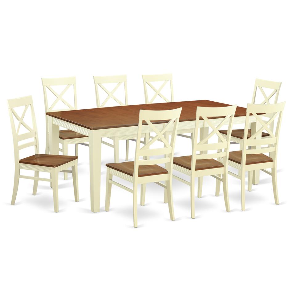 9  Pc  Dining  room  set-Table  and  8  Kitchen  Chairs. Picture 2