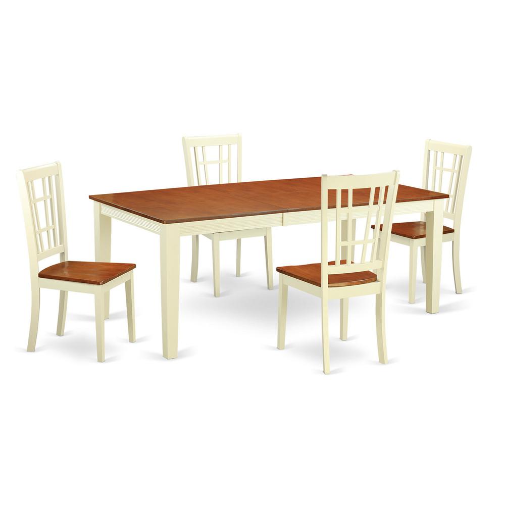 5  Pc  Dining  room  set  -  Kitchen  Table  and  4  Dining  Chairs. Picture 2