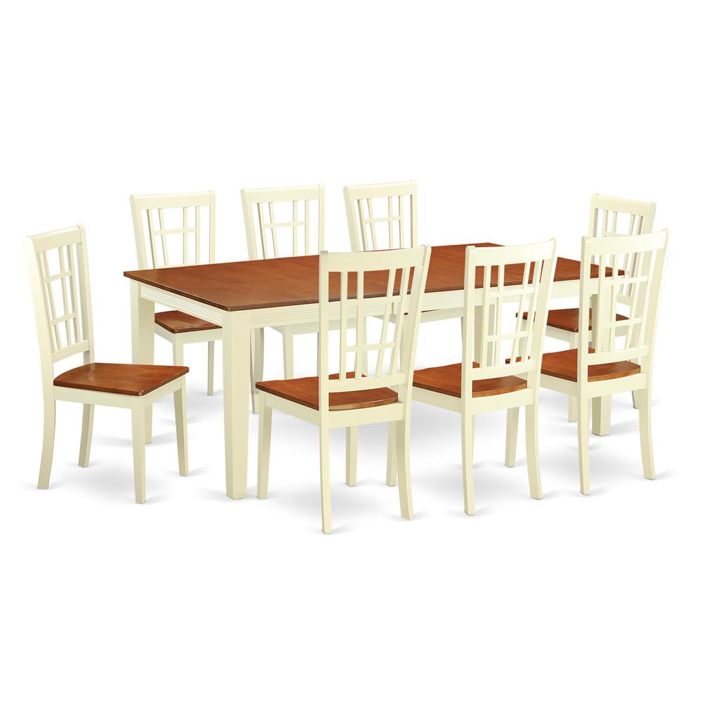 9  Pc  Dining  room  set  for  8-  Table  and  8  dinette  Chairs. Picture 2