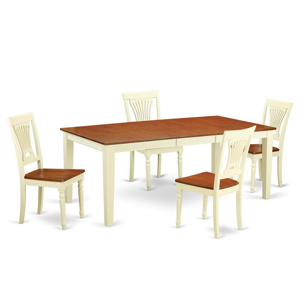 5  Pc  Table  set  for  4-Dinette  Table  and  4  Dining  Chairs. Picture 2