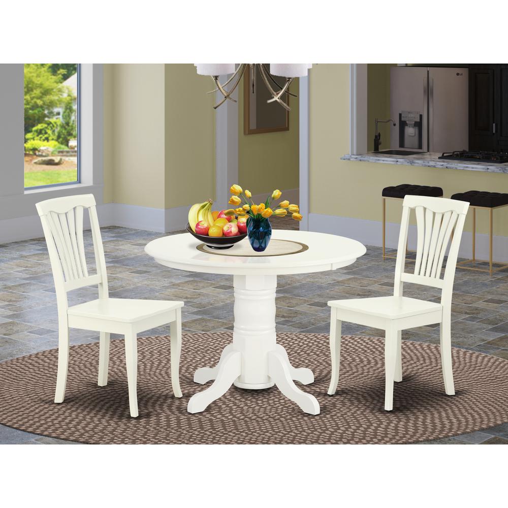 Dining Room Set Linen White, SHAV3-LWH-W. Picture 2