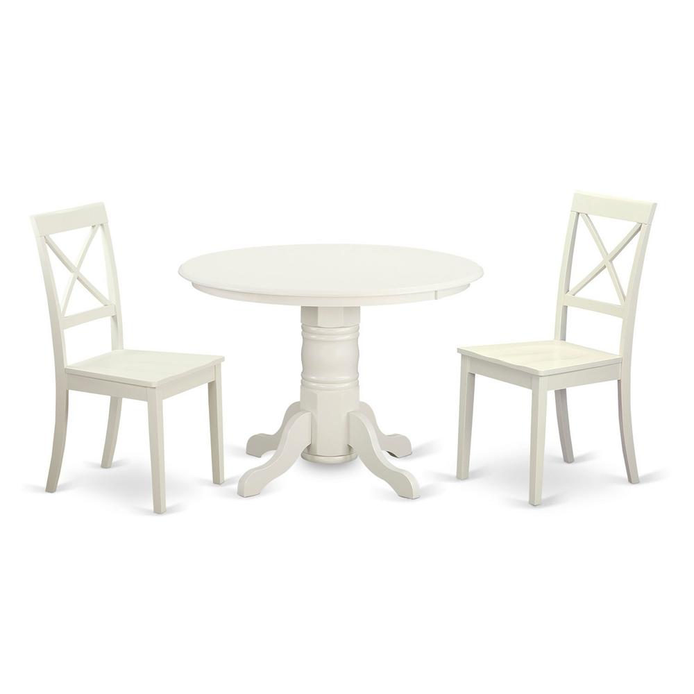 3  Pc  Dining  room  set-Kitchen  dinette  Table  and  2  Dining  Chairs. Picture 2