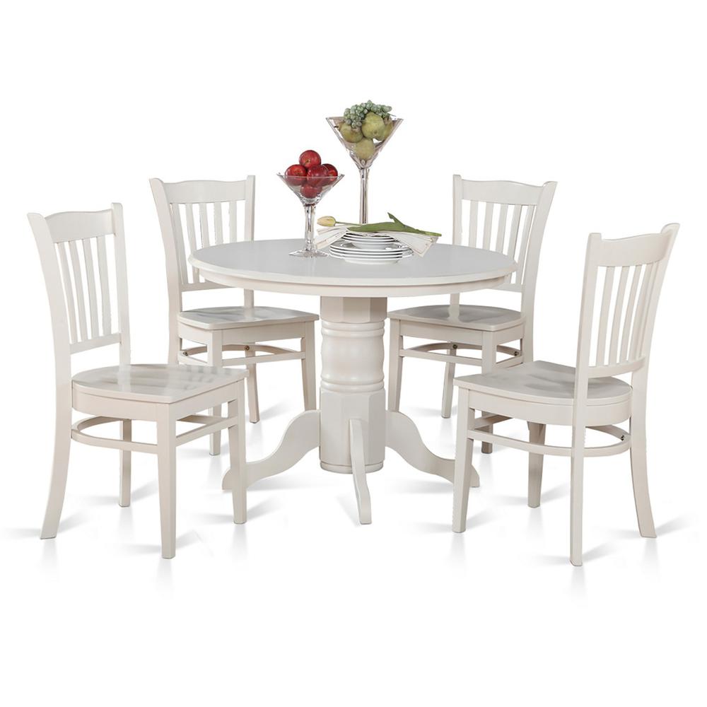 5  Pc  small  Kitchen  Table  and  Chairs  set-Round  Table  and  4  Kitchen  Chairs. Picture 2