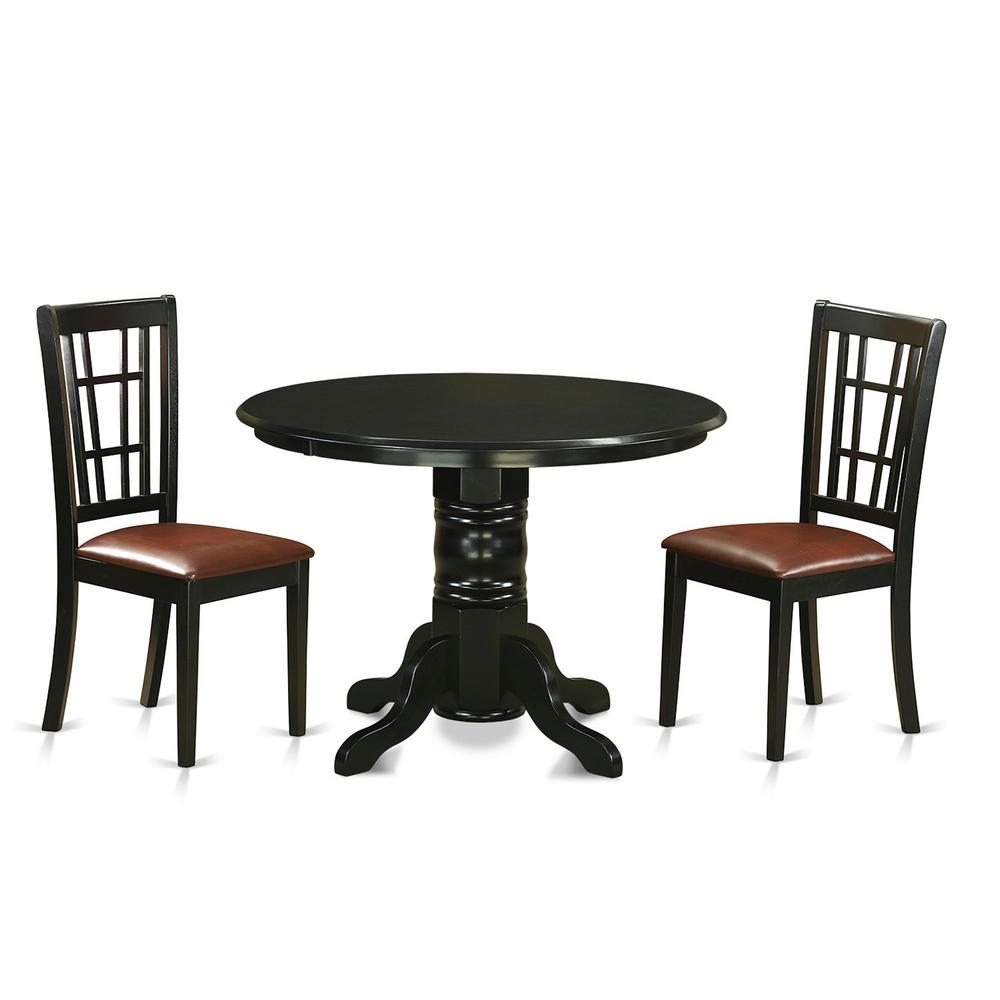 3  Pc  Dining  room  set  for  2-Dinette  Table  and  2  dinette  Chairs. Picture 2