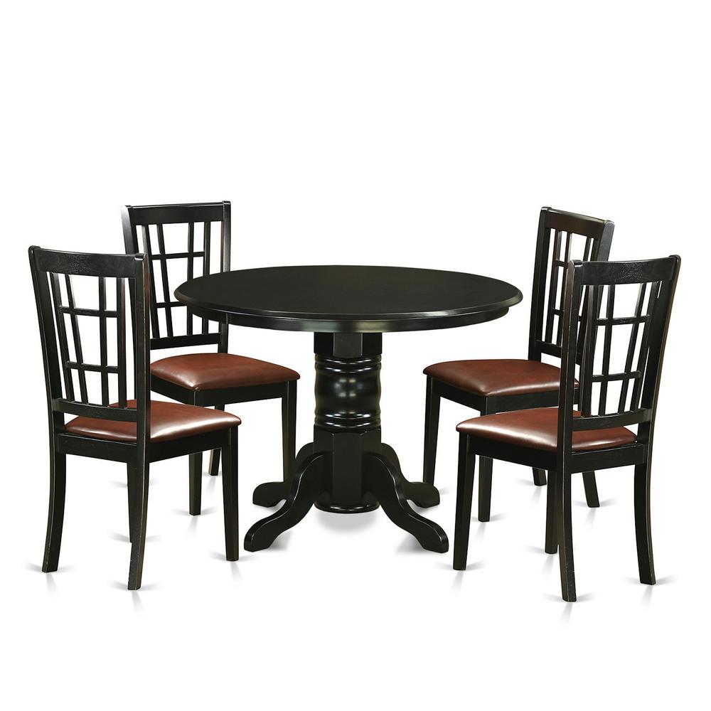 5  Pcsmall  Kitchen  Table  set  for  4-Dining  Table  and  4  Dining  Chairs. Picture 2