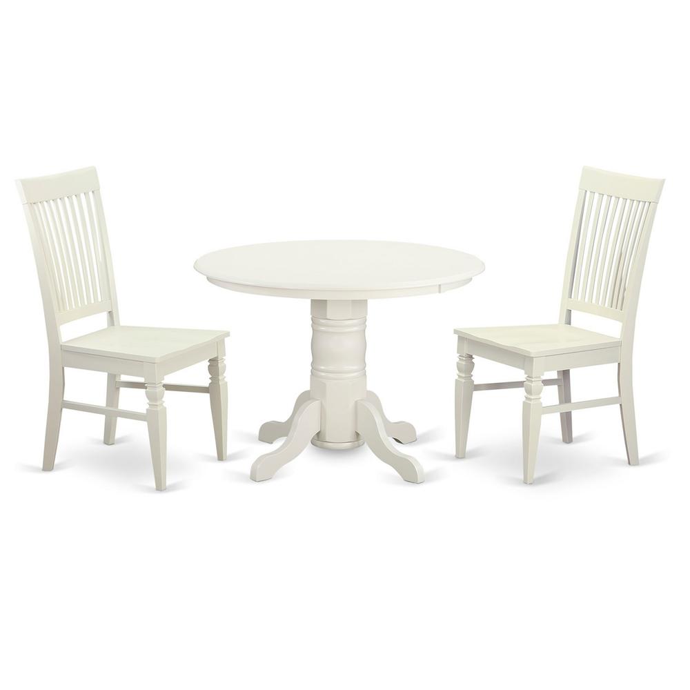 3  Pc  Dining  room  set  for  2-Kitchen  dinette  Table  and  2  Dining  Chairs. Picture 2