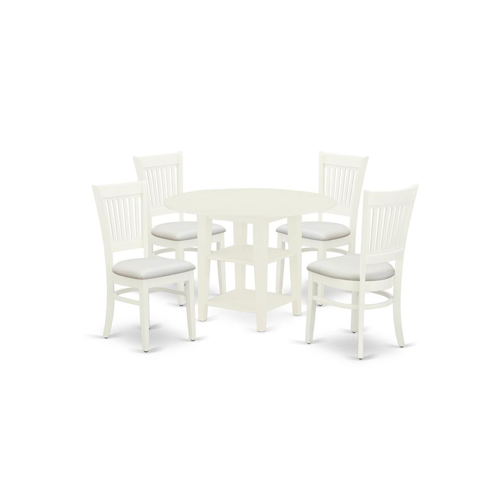 Dining Table- Dining Chairs, SUVA5-LWH-C. Picture 2