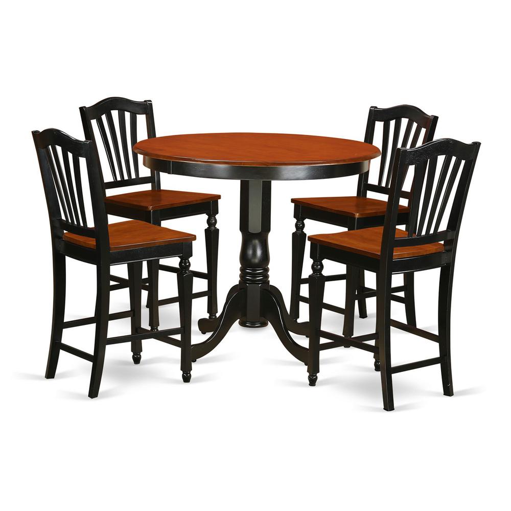 5  Pc  counter  height  Dining  room  set  -  counter  height  Table  and  4  Kitchen  Chairs.. Picture 2