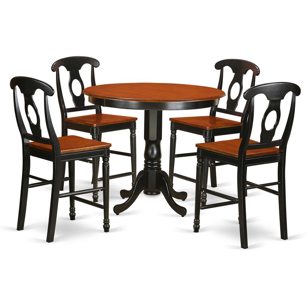 5  Pc  counter  height  Table  and  chair  set  -  high  top  Table  and  4  Kitchen  bar  stool.. Picture 2