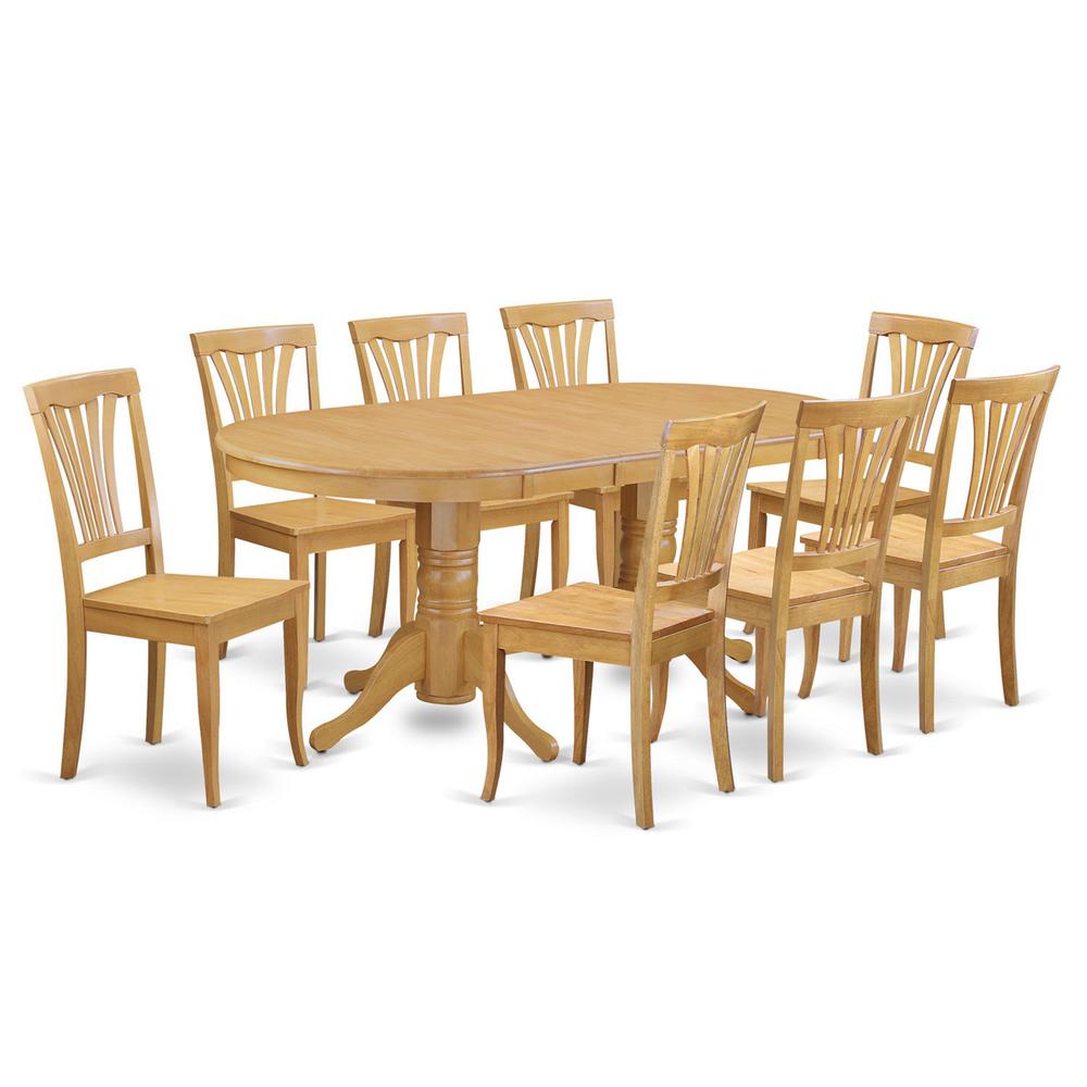 9  Pc  Dining  room  set  Dining  Table  Leaf  and  8  Dining  Chairs. Picture 2