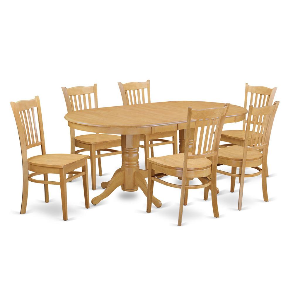 7  PC  Dining  room  set  -  Kitchen  dinette  Table  and  6  Kitchen  Chairs. Picture 2